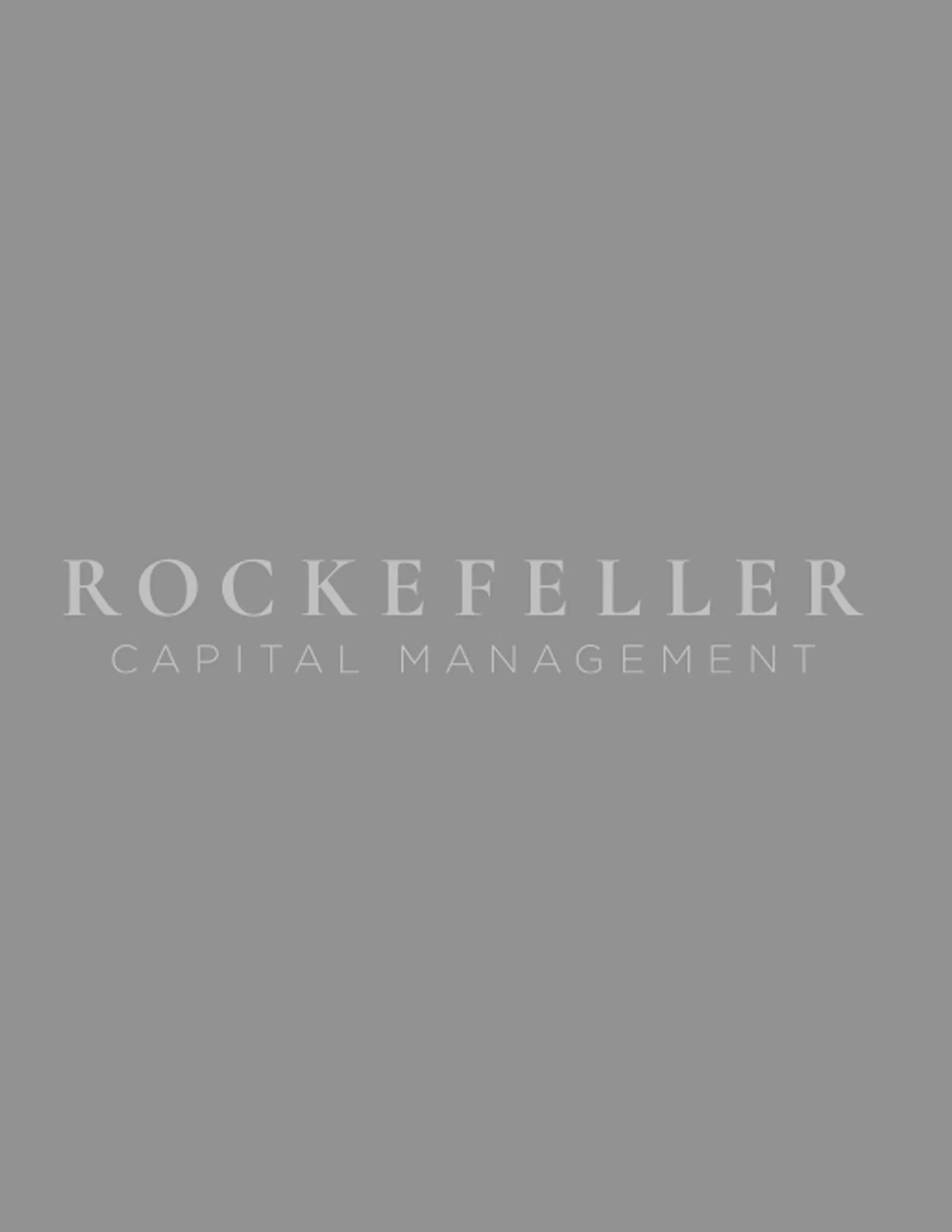 Jeff Zapoleon Rockefeller Capital Management
