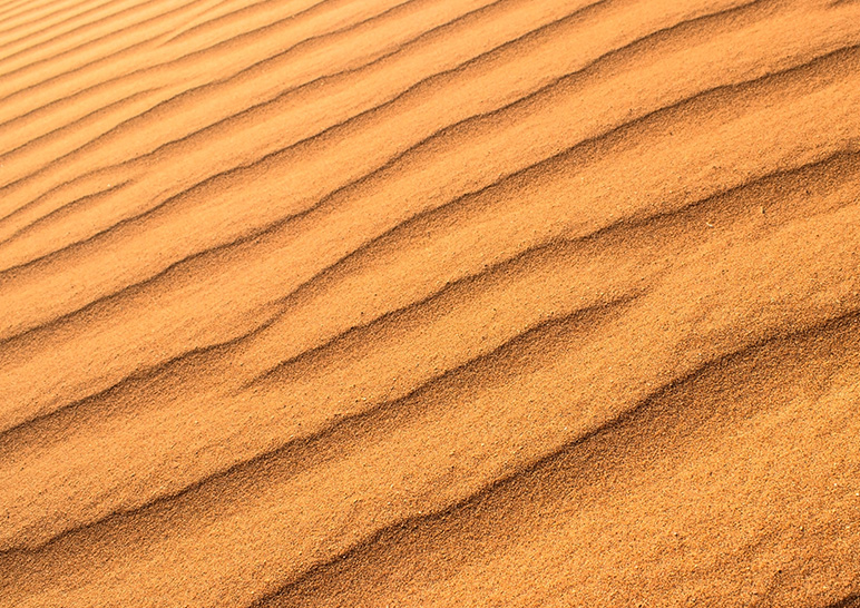 Textural image of lines in the sand